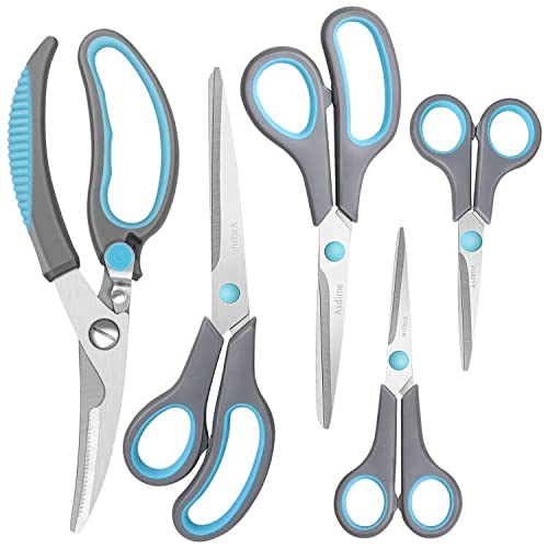 Asdirne poultry shears with heavy-duty blades for cutting chicken bones