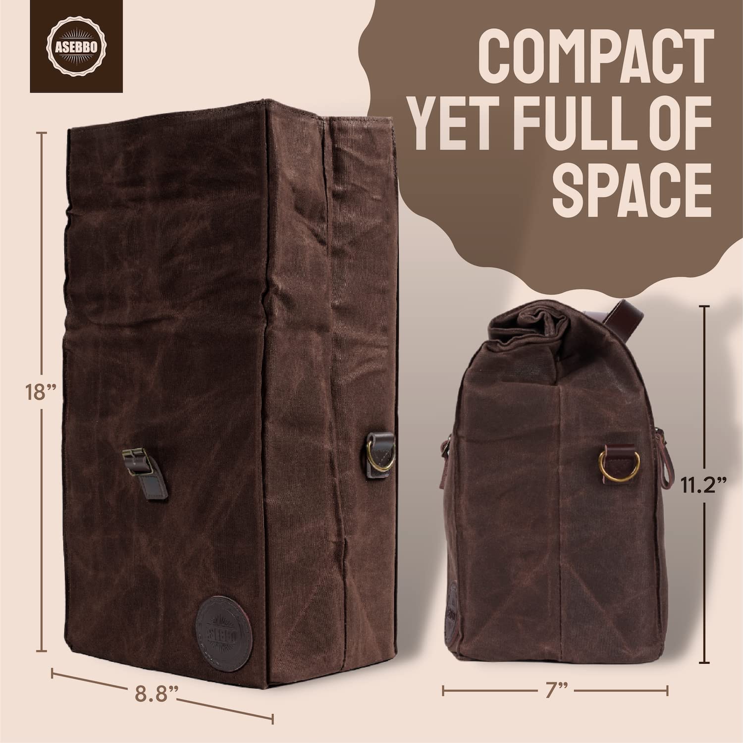 ASEBBO insulated bag aluminium insulation maintains food temperature