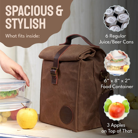 ASEBBO lunch bag leakproof closure prevents spills during transit