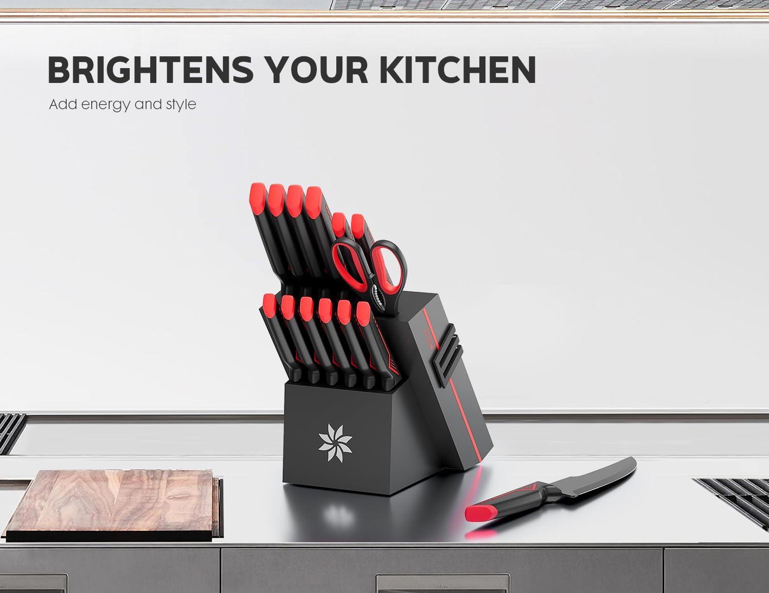 ASETY chef knife at 15-degree edge enables precise slicing and dicing
