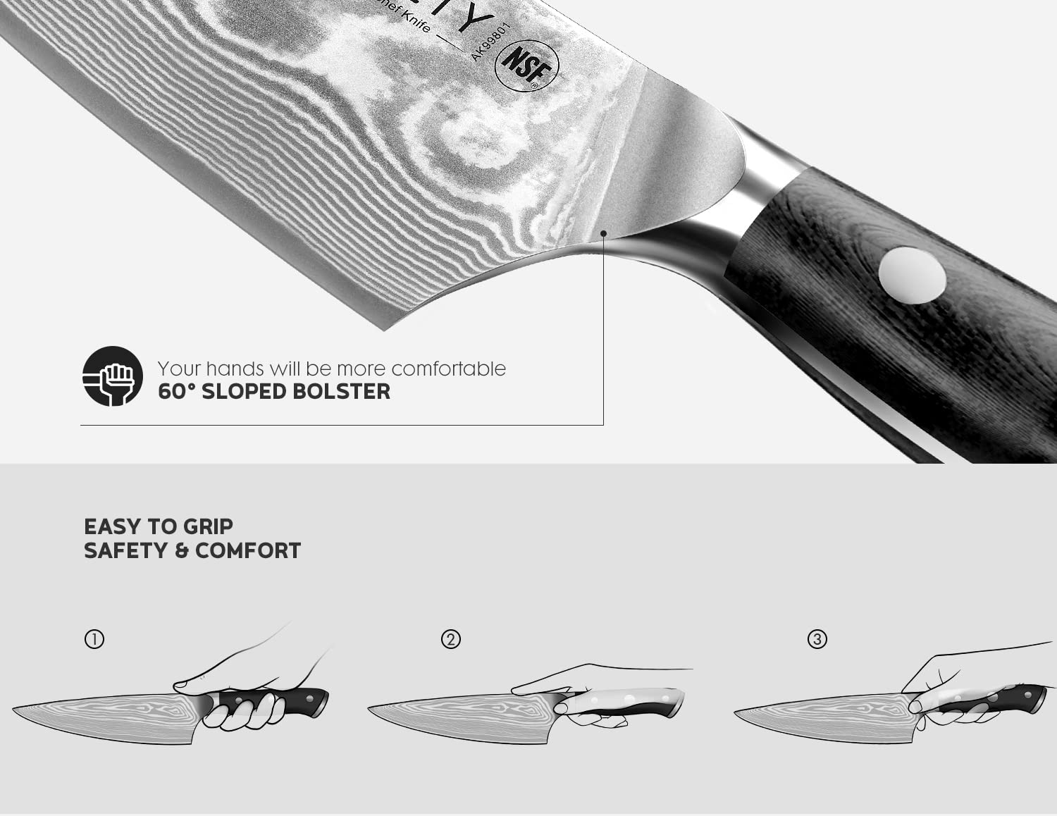 ASETY 5.5in utility knife, compact precision for trimming and detail work.