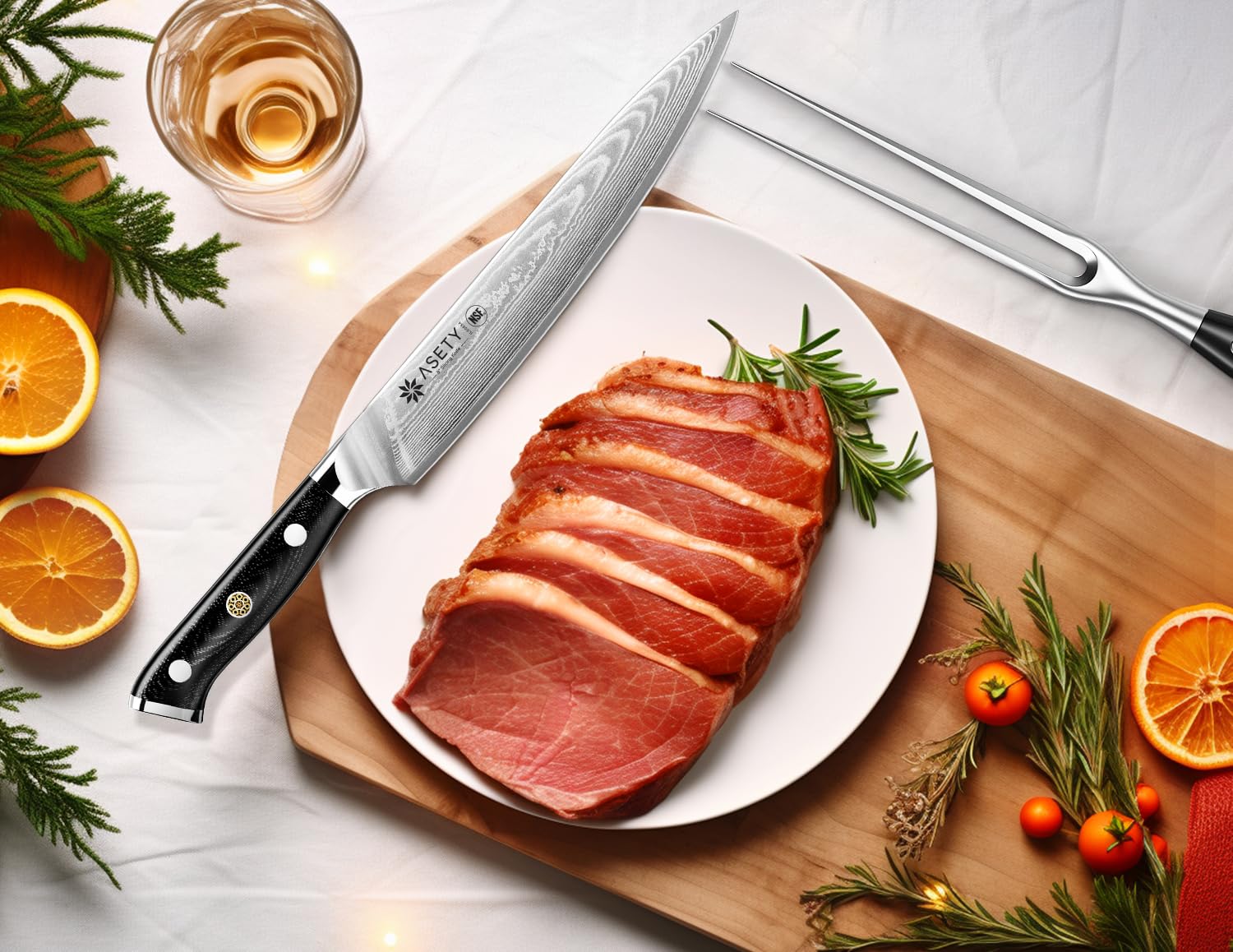 ASETY full tang knife design shows durable construction and balance