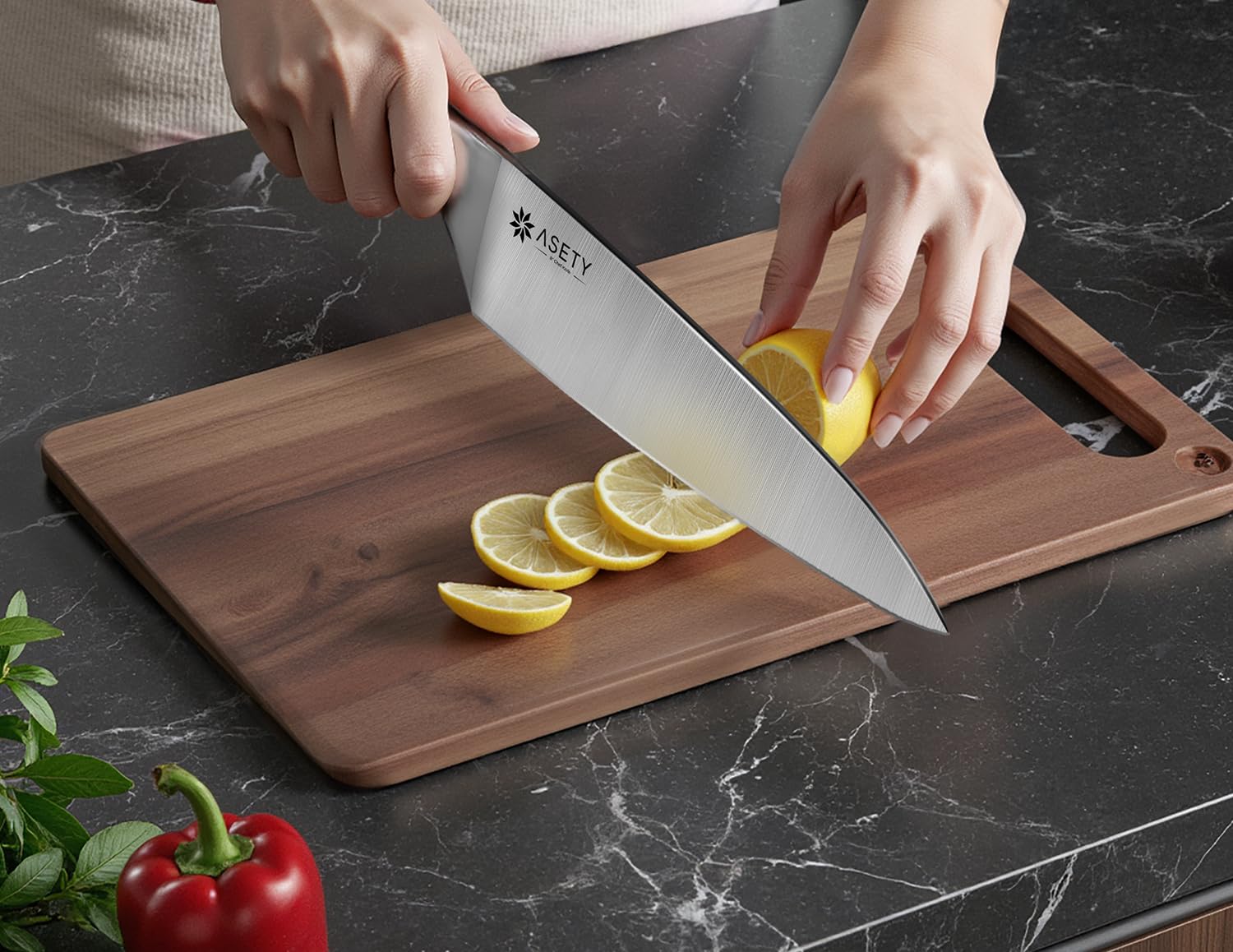 ASETY Kitchen Scissors handle versatile snipping tasks.