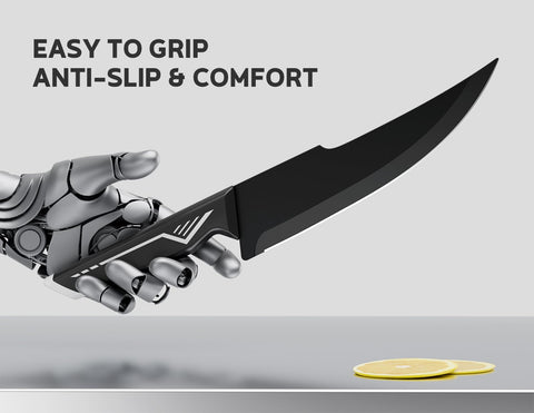 ASETY 4.5-inch steak knives ready for diners and entertaining.