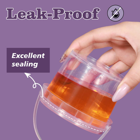 Asevat BPA-free PP storage bowls for clear content visibility