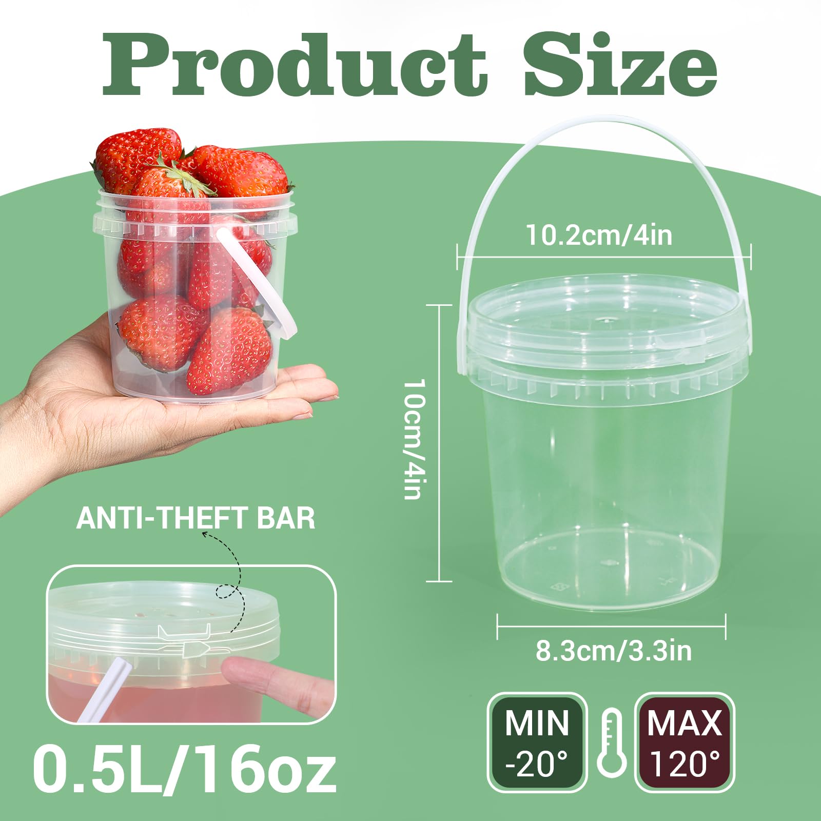ASEVAT stackable storage bucket saves freezer space and organizes batches.