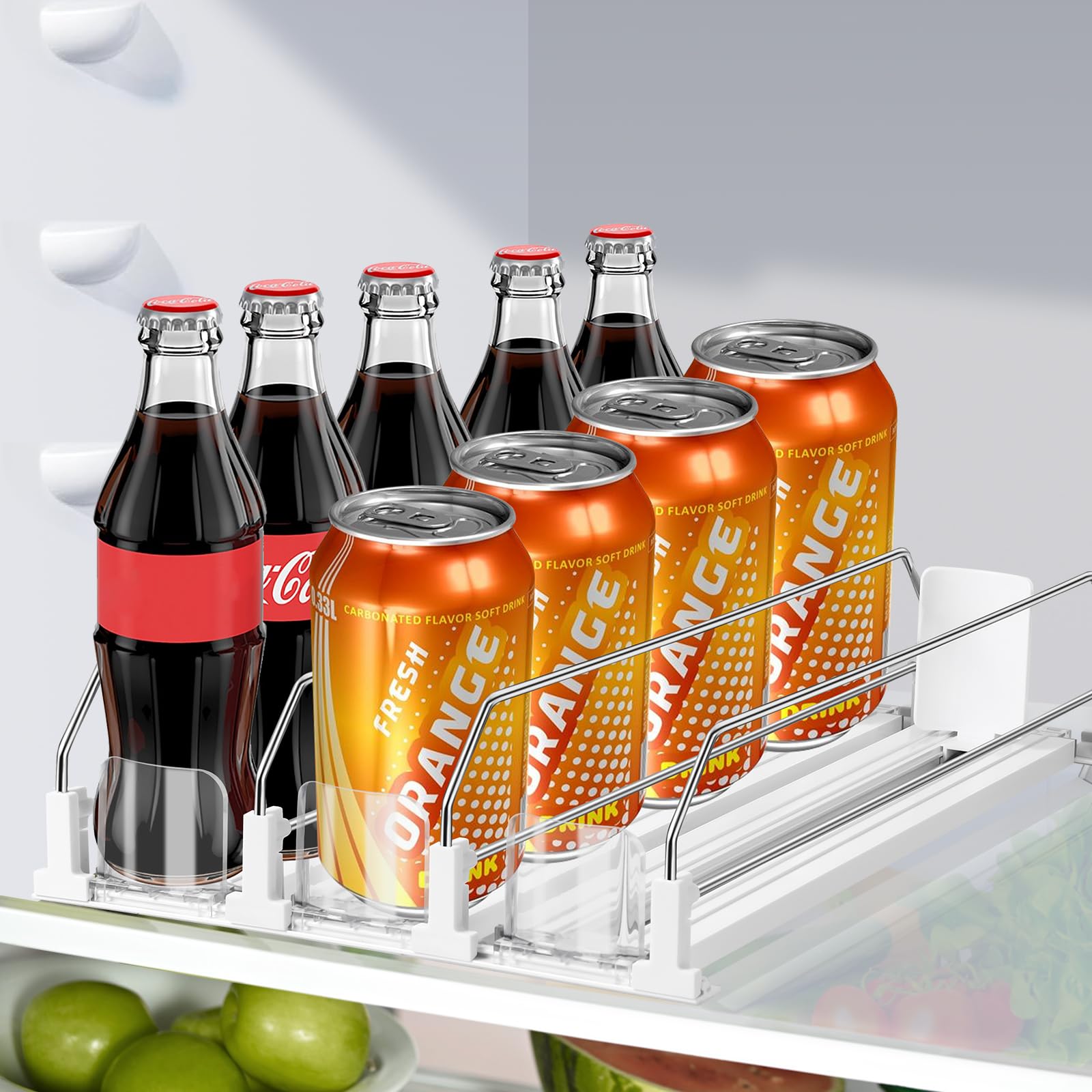Asika drink organizer ready for fridge, countertop, freezer, and pantry use