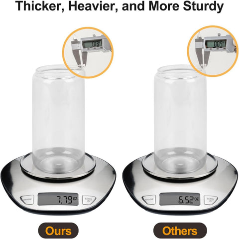 ASKIZ temperature-resistant glass cups suitable for hot and cold drinks.