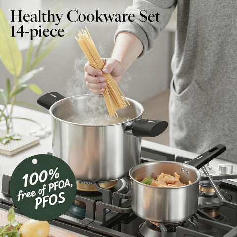 ASKSCICI induction compatible cookware suitable for versatile stove options