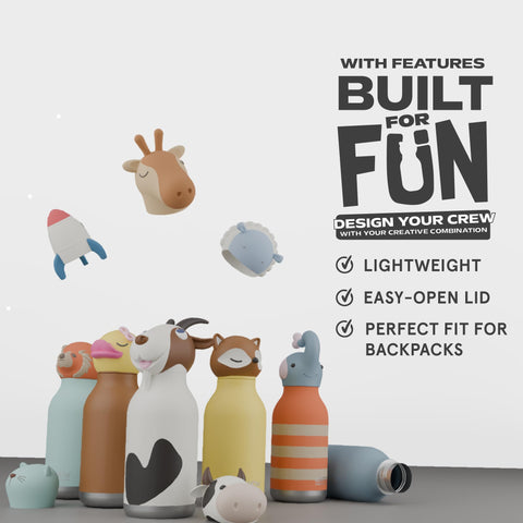 asobu Bestie 16oz insulated bottle keeps drinks cold for hours