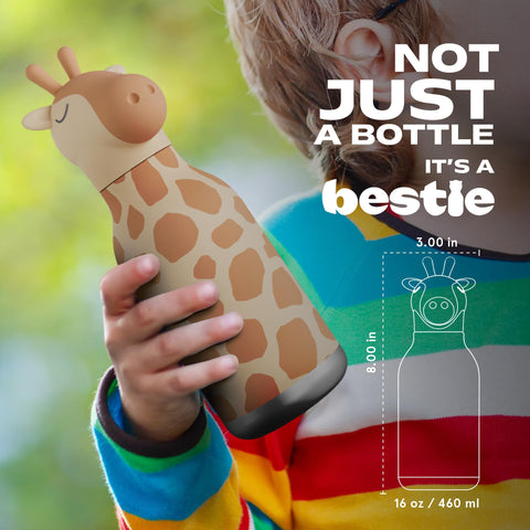 asobu Bestie Bottle reusable straw promotes easy sipping for kids