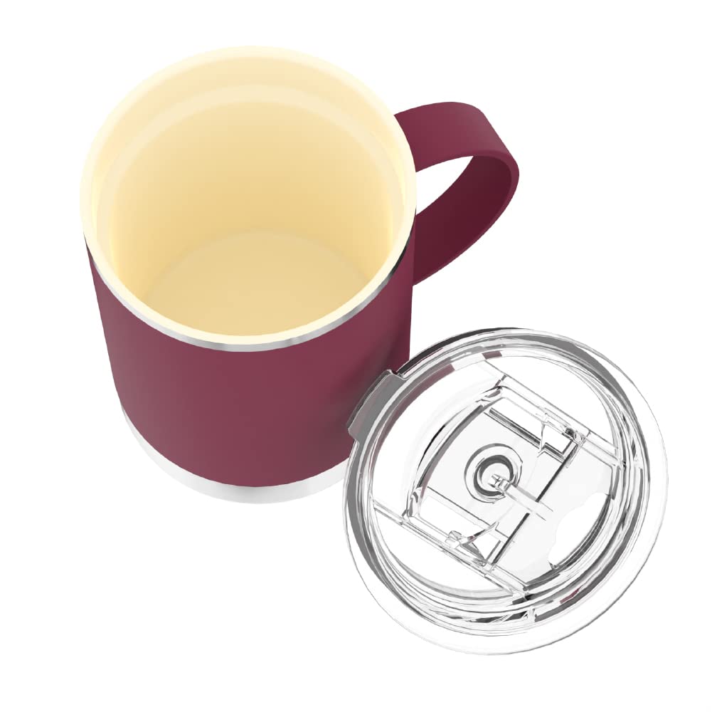 Asobu ceramic-lined interior prevents metallic flavor transfer during hot beverages.