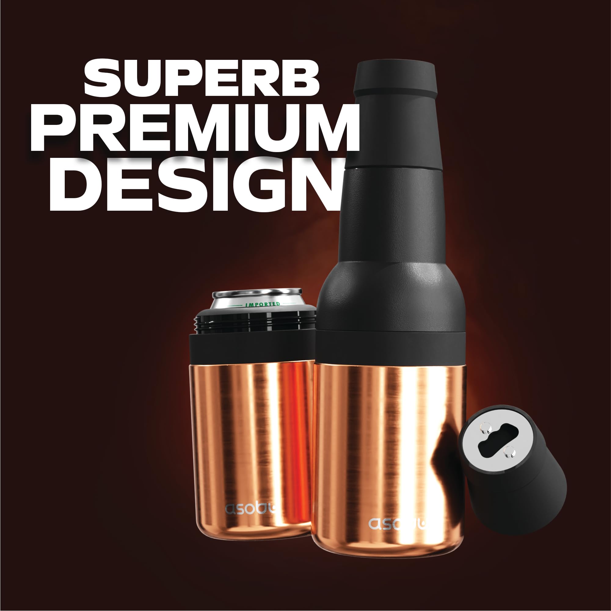 Asobu Frosty Beer Holder rugged design withstands beach days and park picnics