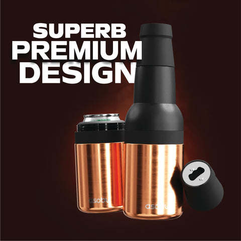 Asobu Frosty Beer Holder rugged design withstands beach days and park picnics