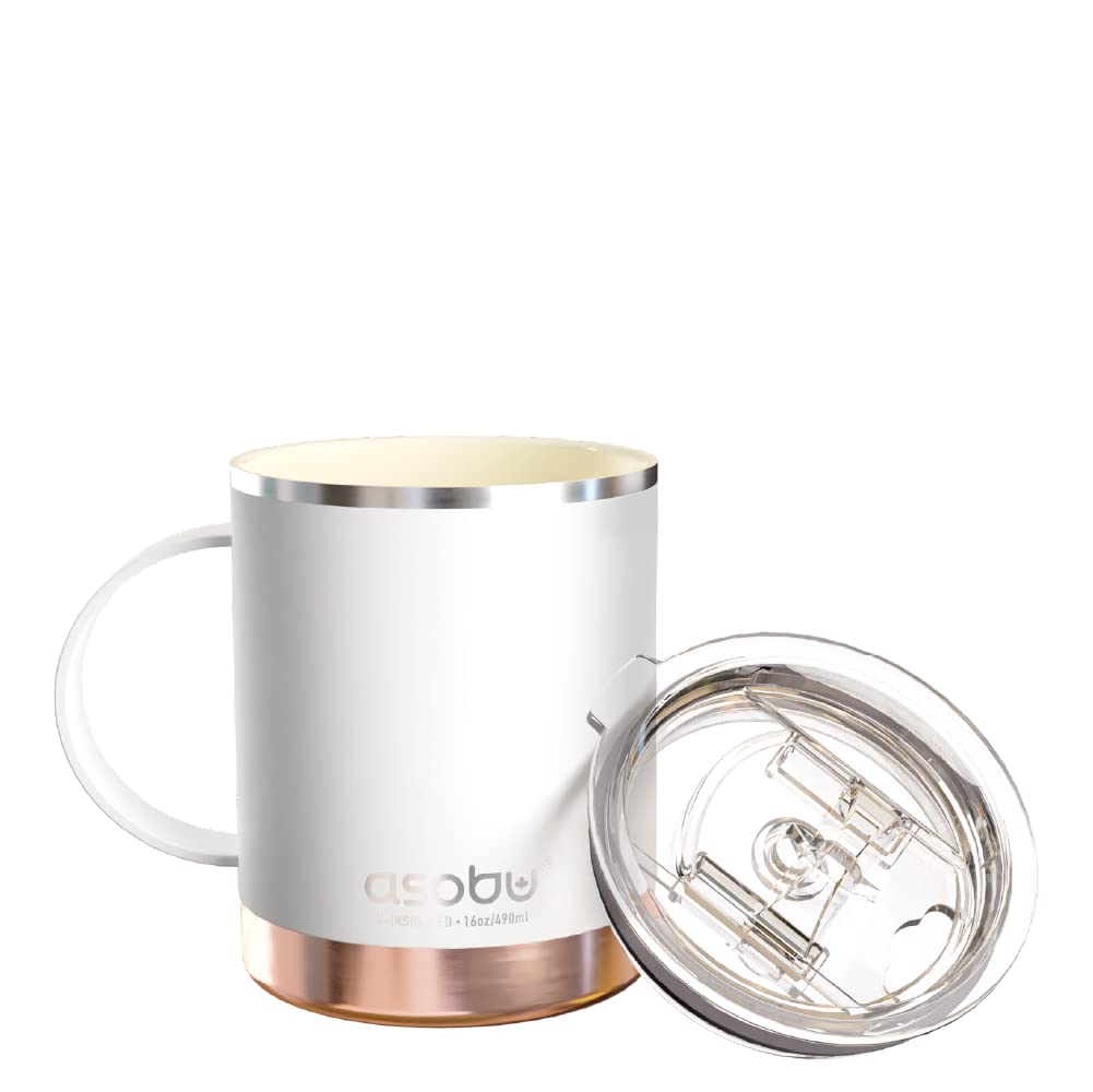 Asobu Ultimate Ceramic Travel Mug interior with ceramic lining preserves pure flavor.