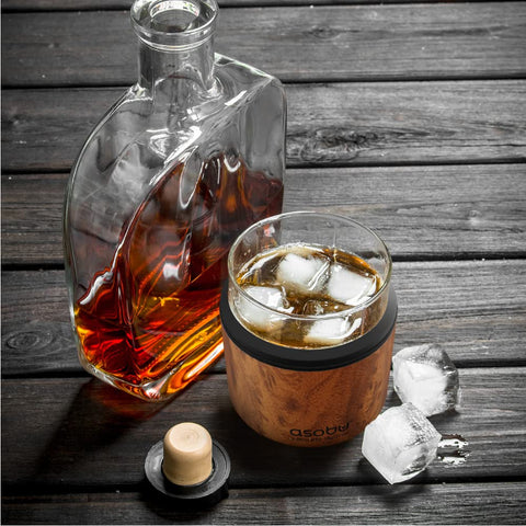 Asobu Whiskey Sleeve Glass BPA-free construction for safe everyday use.
