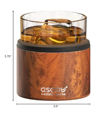 Asobu Whiskey Sleeve Glass keeps drinks cold for outdoor moments.