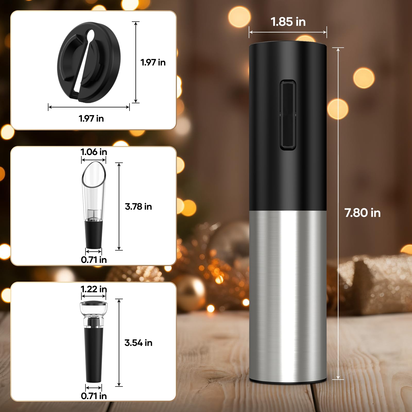 Assark in-use at a festive table for smooth service