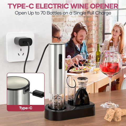 Assark vacuum stopper preserves opened wine after pouring.