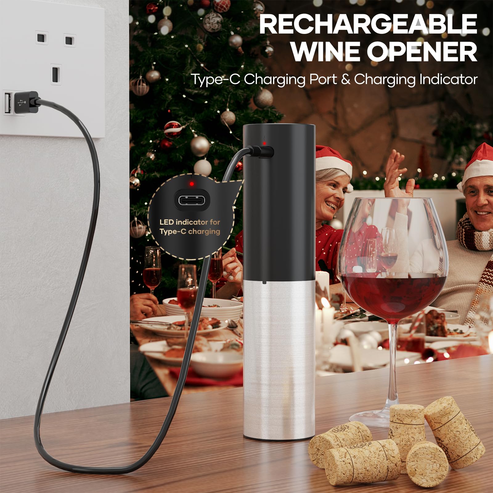 Assark pourer and aerator for elegant, aroma-enhanced pouring
