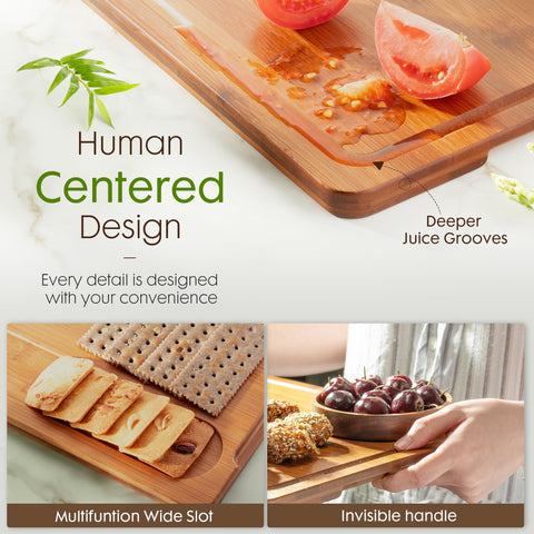 Astercook 12×8 inch bamboo board ideal for mid-size tasks.