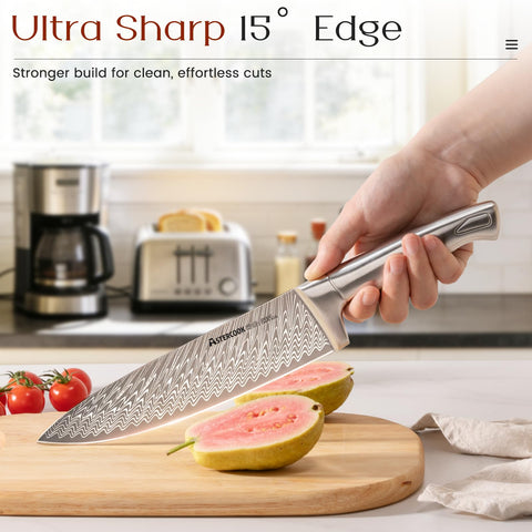 Astercook 3.5-inch paring knife for detail work and peeling.