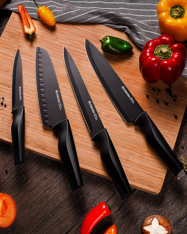 Astercook six steak knives set ready for dining and service