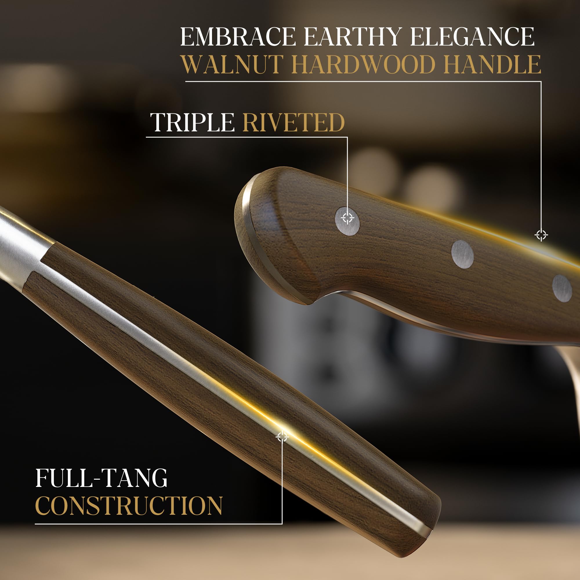 Astercook 8-inch bread knife delivering clean crusts without tearing.