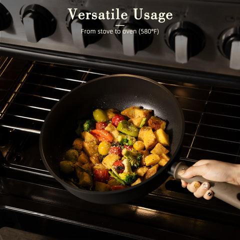 Astercook 8-inch fry pan for even heating and simple sautéing.