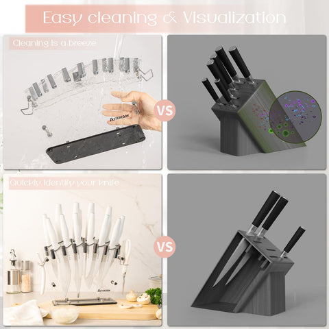 Astercook balanced knife collection offers precise control and comfortable handling.