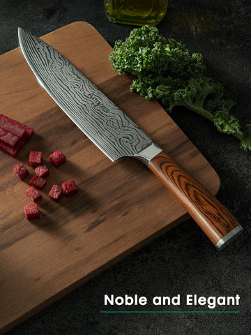 Astercook chef knife gift box presentation highlights premium gifting option.