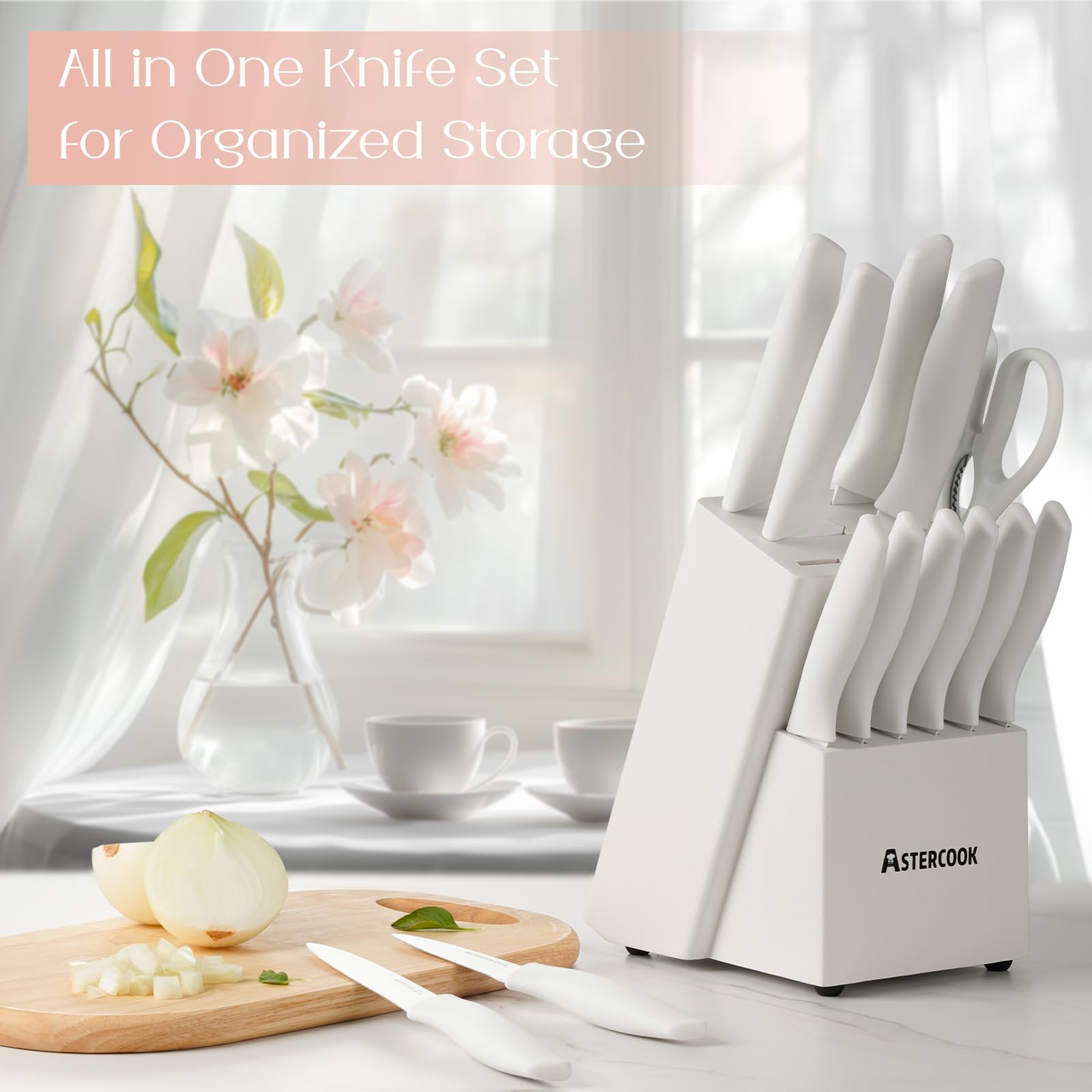 Astercook dishwasher safe set for easy cleanup