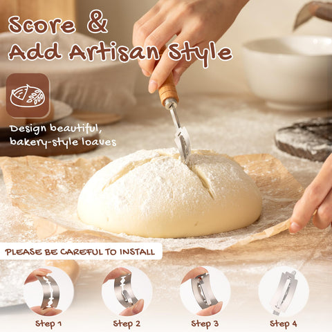 Astercook dough whisk blending ingredients smoothly for consistent texture.