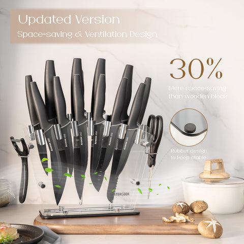 Astercook gift-ready knife set appealing for housewarmings and kitchen upgrades