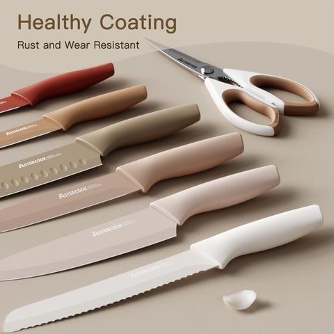 Astercook 8-inch slicing knife for clean, even portions during meals