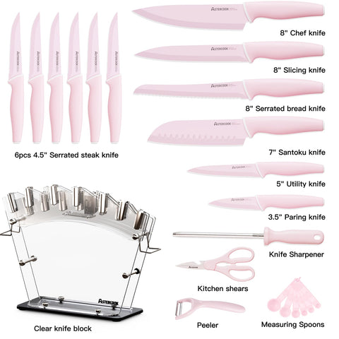 Astercook knife set daily-meal prep empowers home-cooked meals.