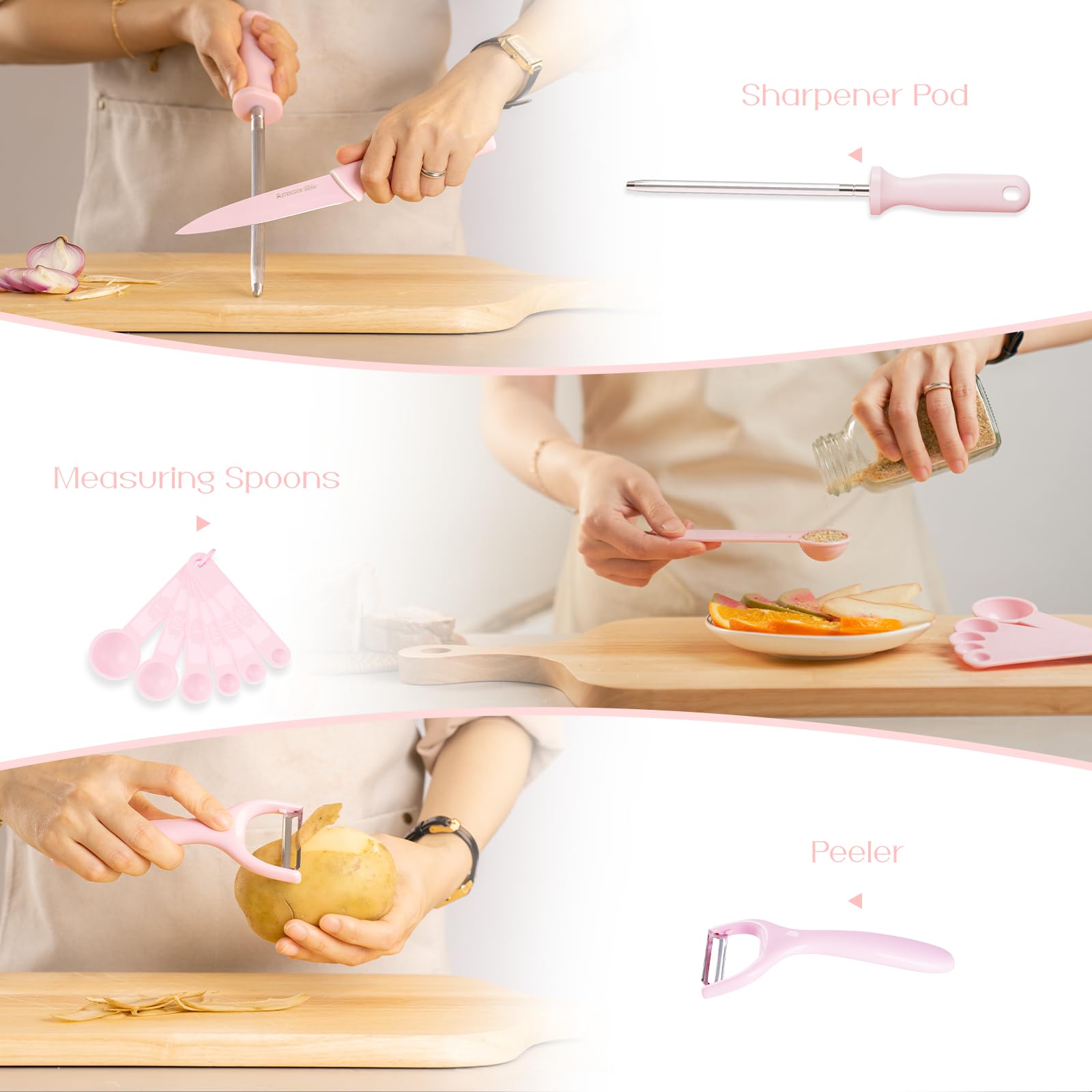 Astercook knife set unboxing looks gift-ready for kitchen upgrades.