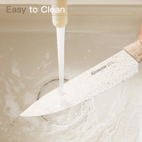 Astercook 3.5-inch paring knife for precise peeling and trimming.