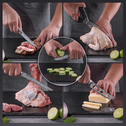 Astercook poultry shears provide versatile poultry prep and quick snips.