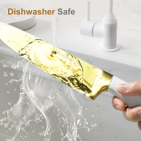 Astercook ergonomic one-piece handle for comfortable grip during prep.