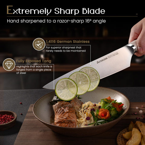 Astercook 7-inch santoku knife for versatile meal prep.