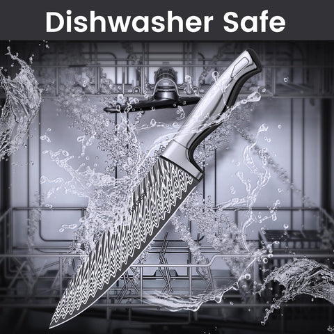 Astercook serrated steak knives 4.5-inch each for clean cuts