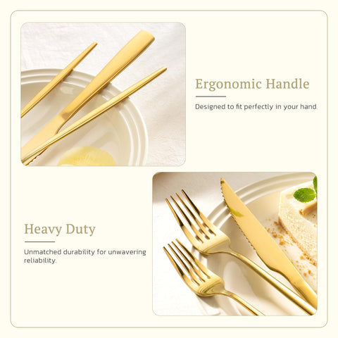 Astercook soup spoons and teaspoons ready for everyday dining.