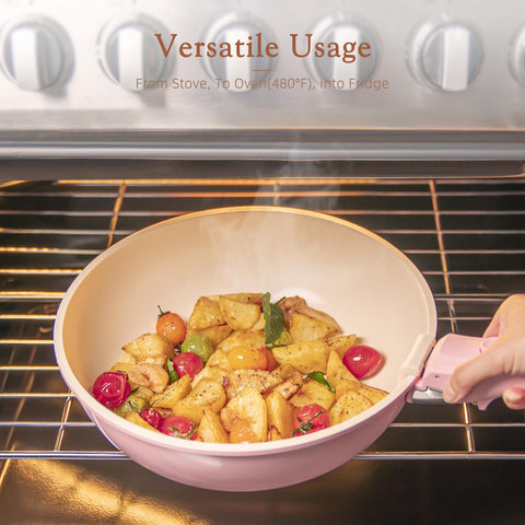 Astercook stackable design saves space in compact kitchens and RVs.