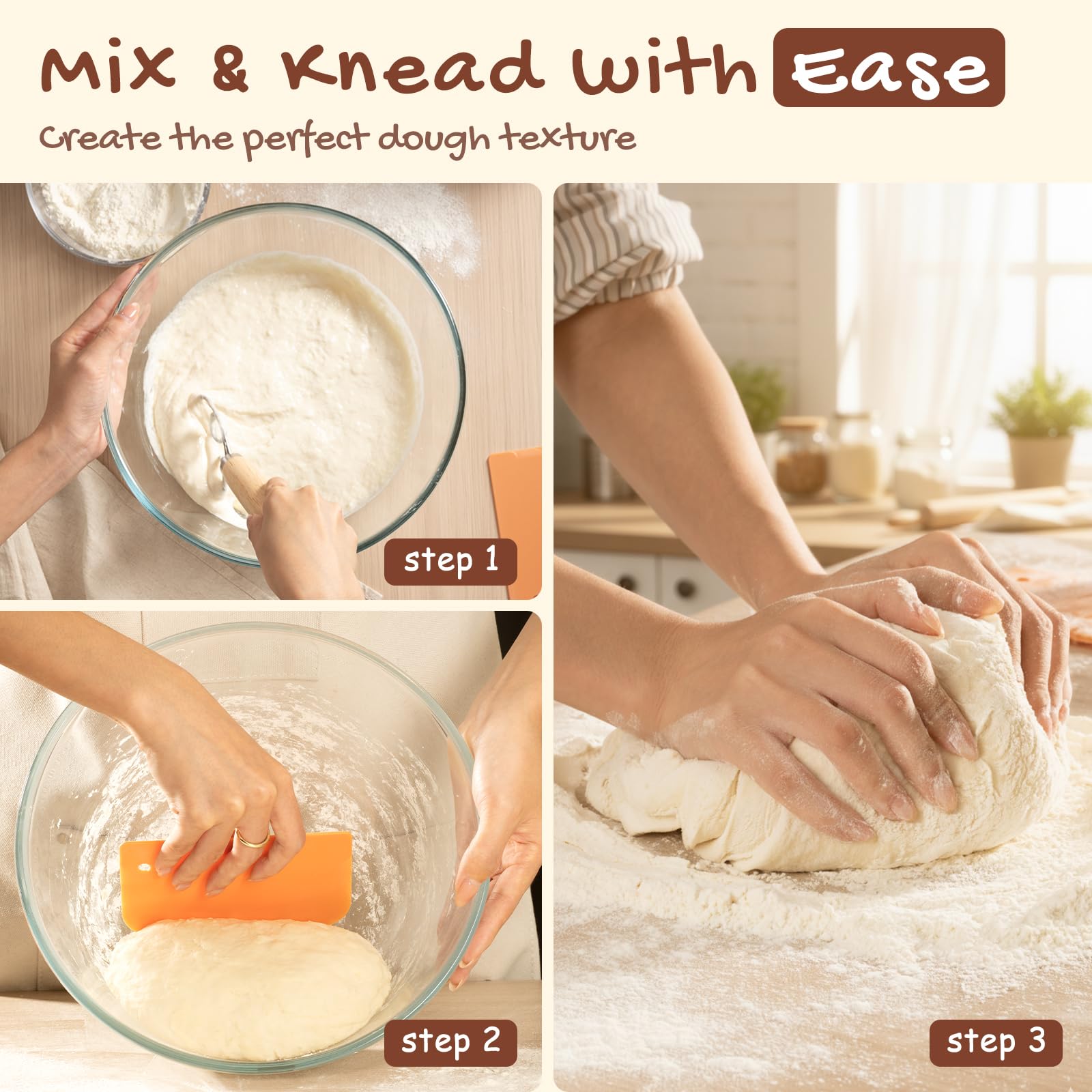 Astercook starter jar designed for easy starter storage and feeding.