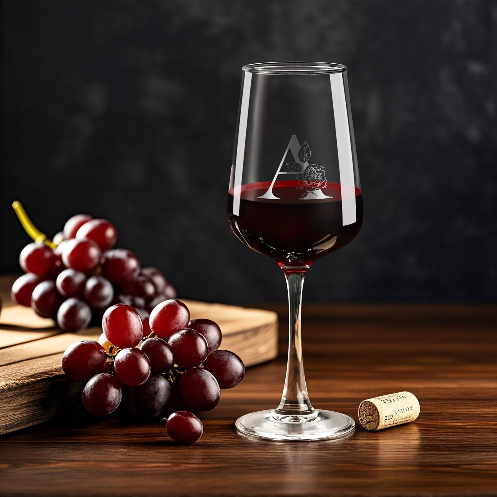 Astonlink elegant wine glass displayed on a home bar
