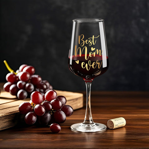 Astonlink premium mom wine glass arrives in recyclable gift box