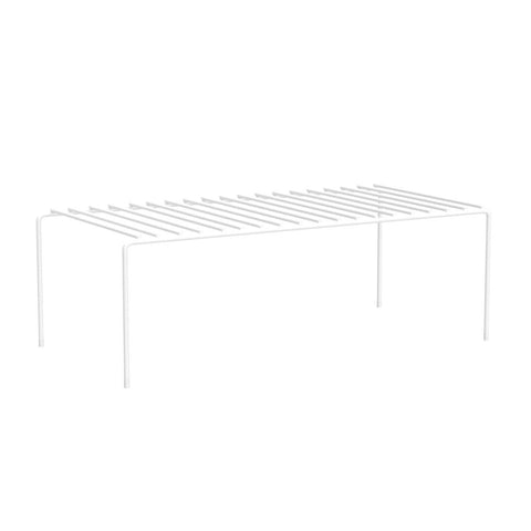 ASTOTSELL kitchen shelf unit arranged with dishes to show utility.