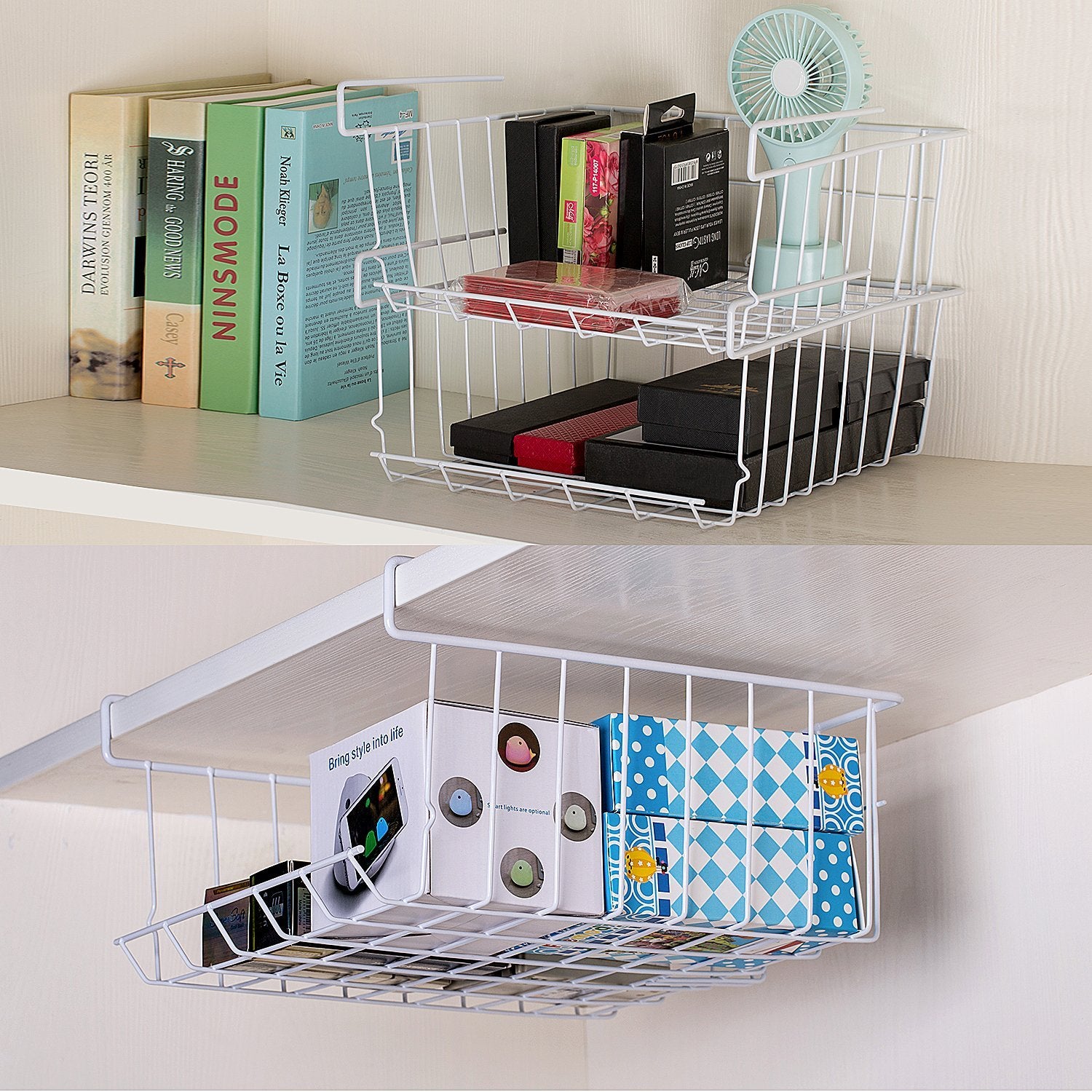 ASTOTSELL multiuse storage basket ideal for wardrobes and dressers and tidier spaces