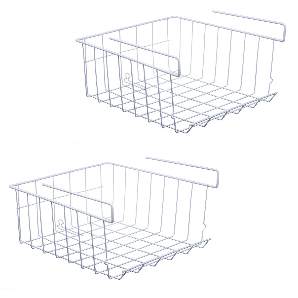 ASTOTSELL under-shelf basket 2-pack for extra kitchen storage and easy access
